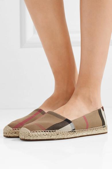 women's hodgeson house check espadrille flats