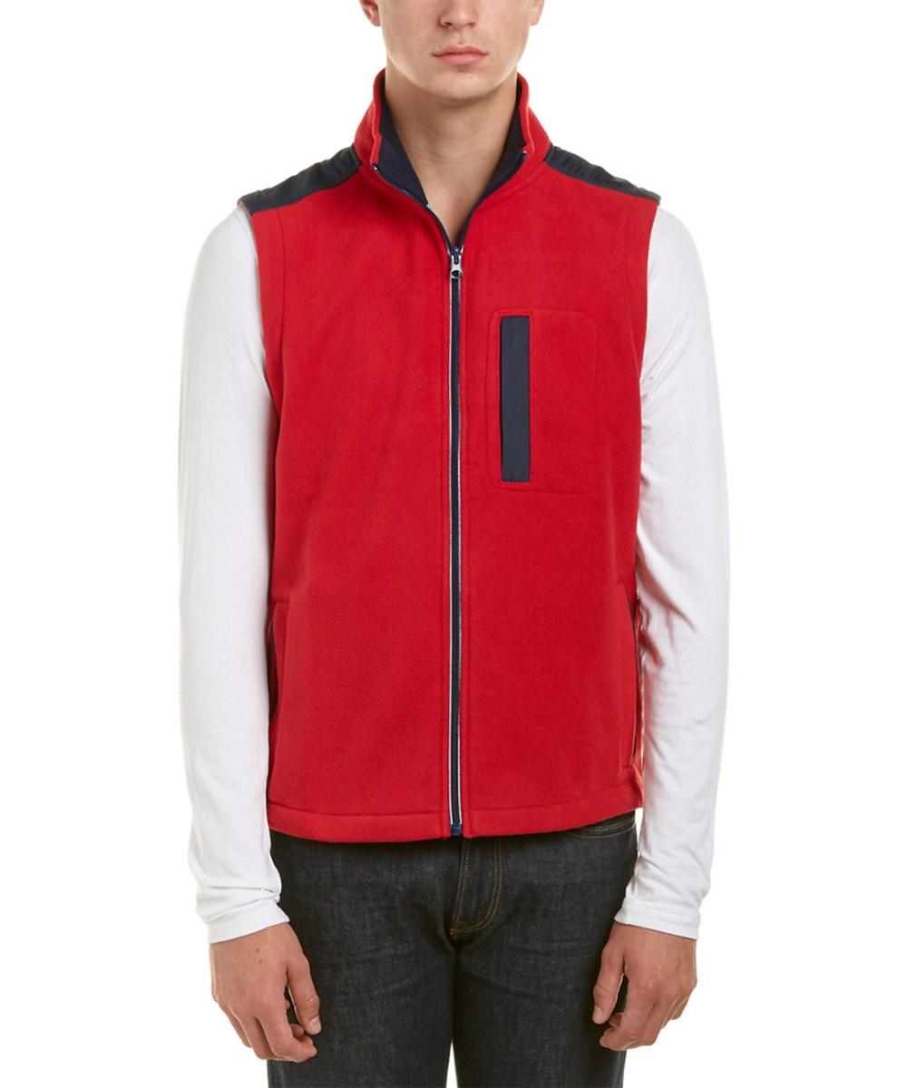 brooks brothers fleece vest