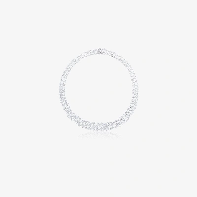 Shop Suzanne Kalan Baguette Diamond Necklace In Metallic