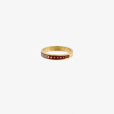 Shop Foundrae Fuerza Ring In Metallic