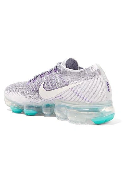 Shop Nike Air Vapormax Flyknit Sneakers In Lilac