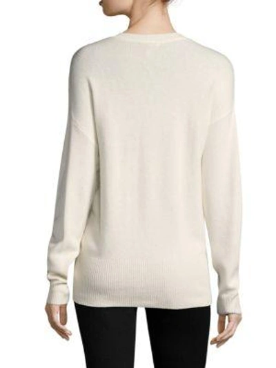 Shop Joie Iphis Drawstring Sweater In Porcelain