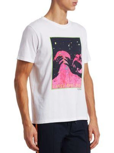 Shop Valentino I Need More Space Tee In White