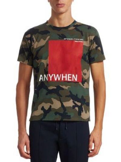 Shop Valentino Anywhen Camo Tee In Camouflage
