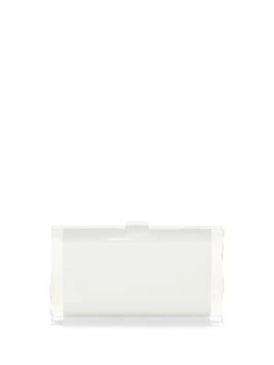 Shop Edie Parker Lara Backlit Clutch In White