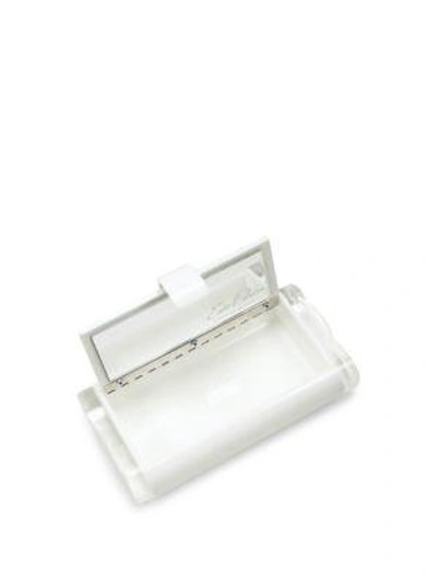 Shop Edie Parker Lara Backlit Clutch In White