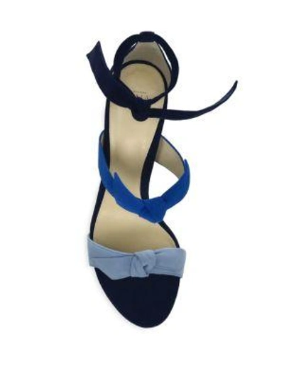 Shop Alexandre Birman Lolita Leather Sandals In Crystal Blue