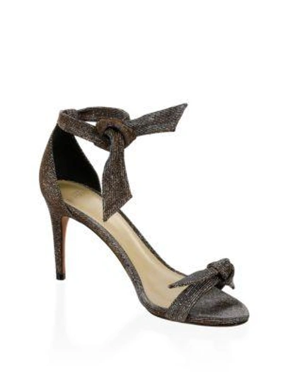 Shop Alexandre Birman Clarita Ankle-tie Sandals In Stellar