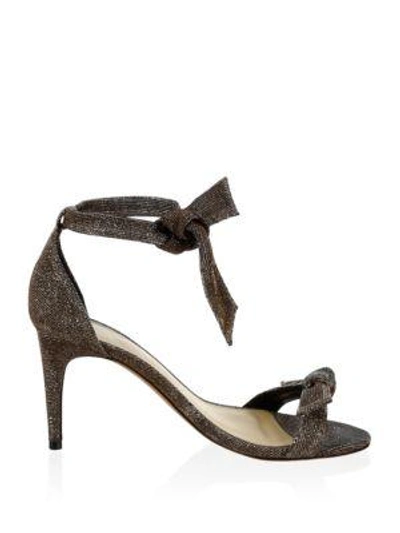 Shop Alexandre Birman Clarita Ankle-tie Sandals In Stellar
