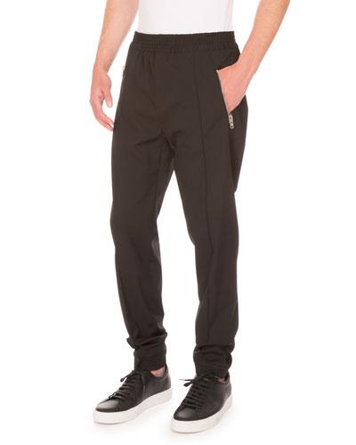 Givenchy Zip-pocket Jogger Pants, Black | ModeSens
