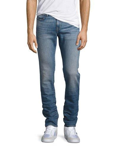 Frame L'homme Straight-leg Jeans, Blue | ModeSens