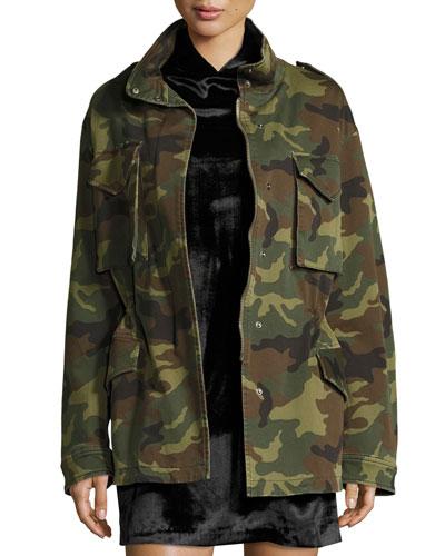 alice and olivia camo pants