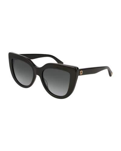 51mm cat eye sunglasses gucci
