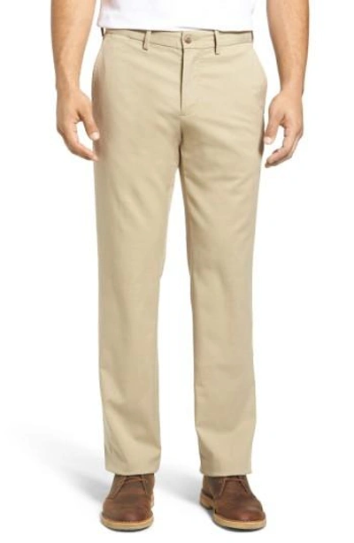 Shop Tommy Bahama Offshore Flat Front Pants In Khaki