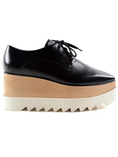 Shop Stella Mccartney Elyse Lace-up Shoes In Black