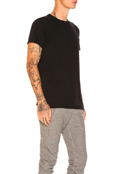 John Elliott Relaxed Crew Neck T-shirt In Black