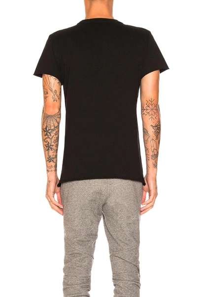 John Elliott Relaxed Crew Neck T-shirt In Black
