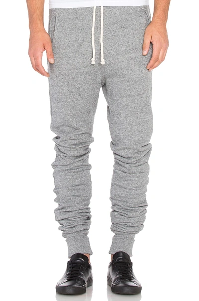Shop John Elliott Kito Cotton Sweatpants In Dark Grey