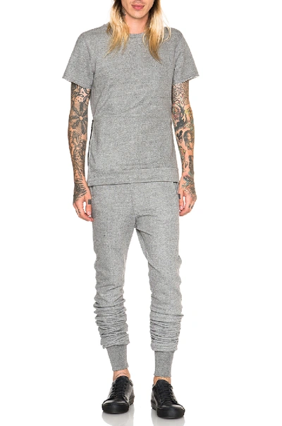 Shop John Elliott Kito Cotton Sweatpants In Dark Grey