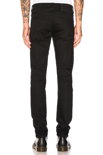Shop Naked And Famous Super Skinny Guy Black Power Stretch