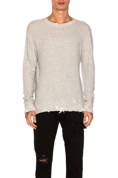 Shop R13 Vintage Sweatshirt In Grey