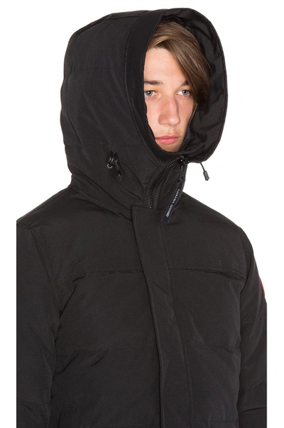 Shop Canada Goose Macmillan Parka In Black