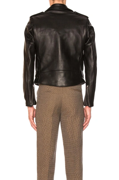 Shop Schott One Star Perfecto Moto Jacket In Black