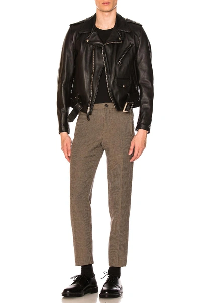 Schott One Star Perfecto Moto Jacket In Black
