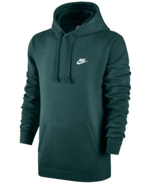 Nike Men's Pullover Fleece Hoodie In Dark Atomic Teal | ModeSens