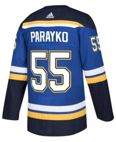 Shop Adidas Originals Adidas Men's Colton Parayko St. Louis Blues Authentic Player Jersey In Royalblue