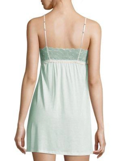 Shop Eberjey Leila Lace Chemise In Angora