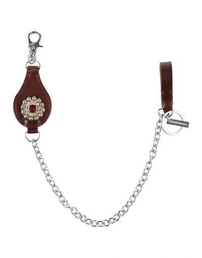 Shop Dsquared2 Key Ring In Cocoa