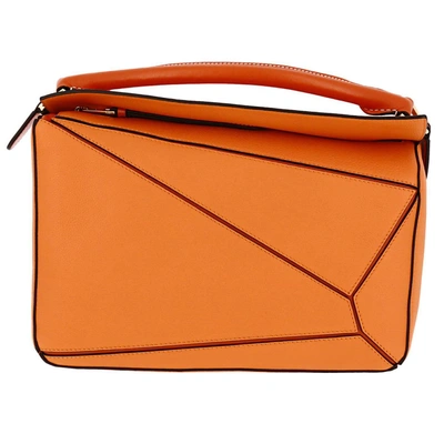 Shop Loewe Handbag Shoulder Bag Women  In Orange