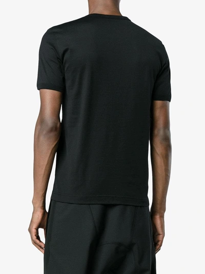 Shop Dolce & Gabbana Round Neck Logo T Shirt In Black