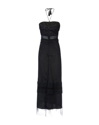 Shop Atos Lombardini 3/4 Length Dress In Black