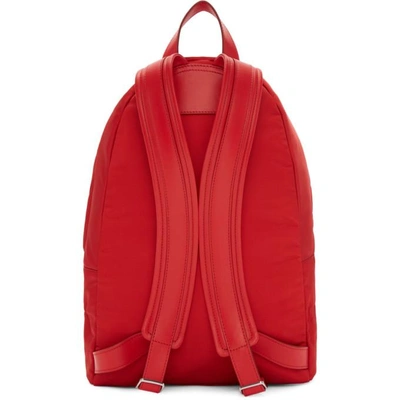 Shop Givenchy Red Small Nylon Bambi Backpack