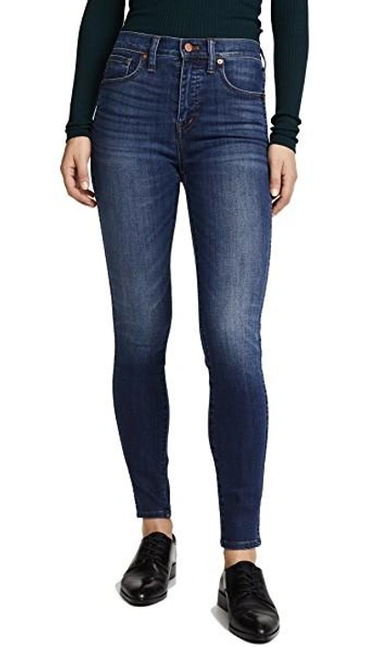Shop Madewell High Rise Skinny Jeans In Danny