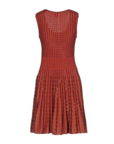 Shop M Missoni Short Dress In Red