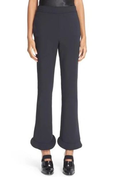 Shop Opening Ceremony 'william' Circle Hem Pants In Black