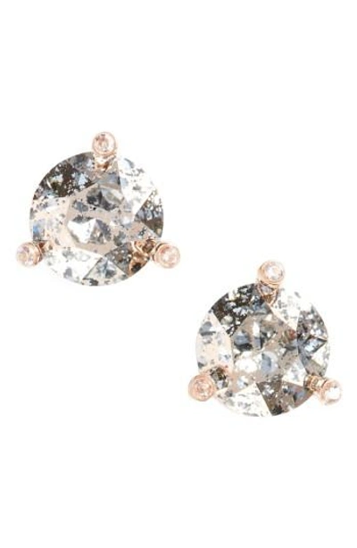 Shop Kate Spade 'rise And Shine' Stud Earrings In Rose Patina