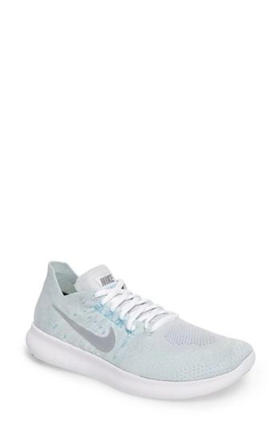 Shop Nike Free Run Flyknit 2 Running Shoe In Grey/ White/ Anthracite/ Grey
