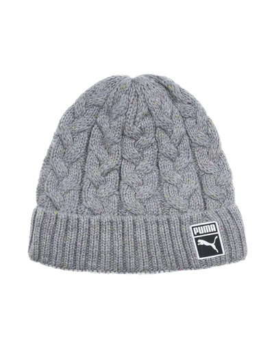Shop Puma Hat In Grey