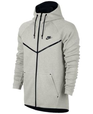 nike tech fleece hoodie light bone