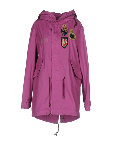 Shop Mr & Mrs Italy Jackets In Mauve