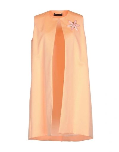 Shop Alessandro Dell'acqua Full-length Jacket In Apricot