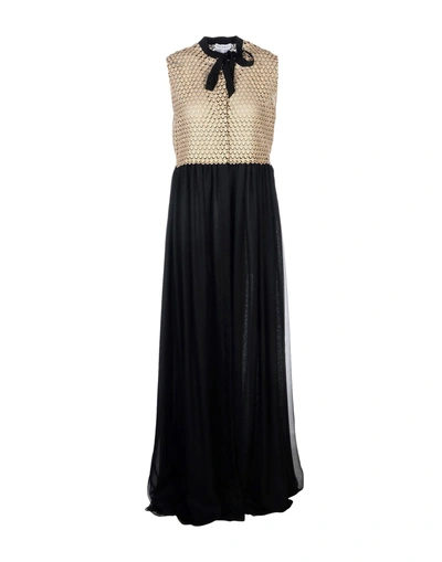 Shop Melampo Long Dresses In Black