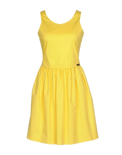 Shop Alessandro Dell'acqua Short Dress In Yellow