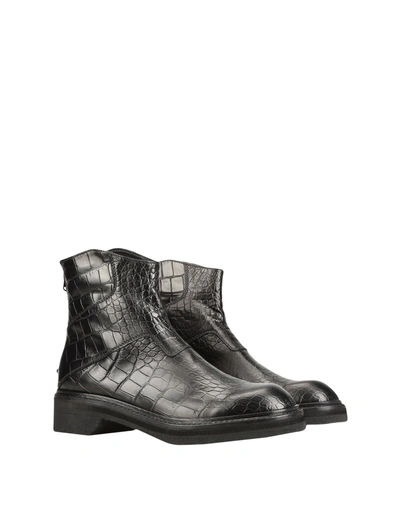 Shop Emporio Armani Boots In Black