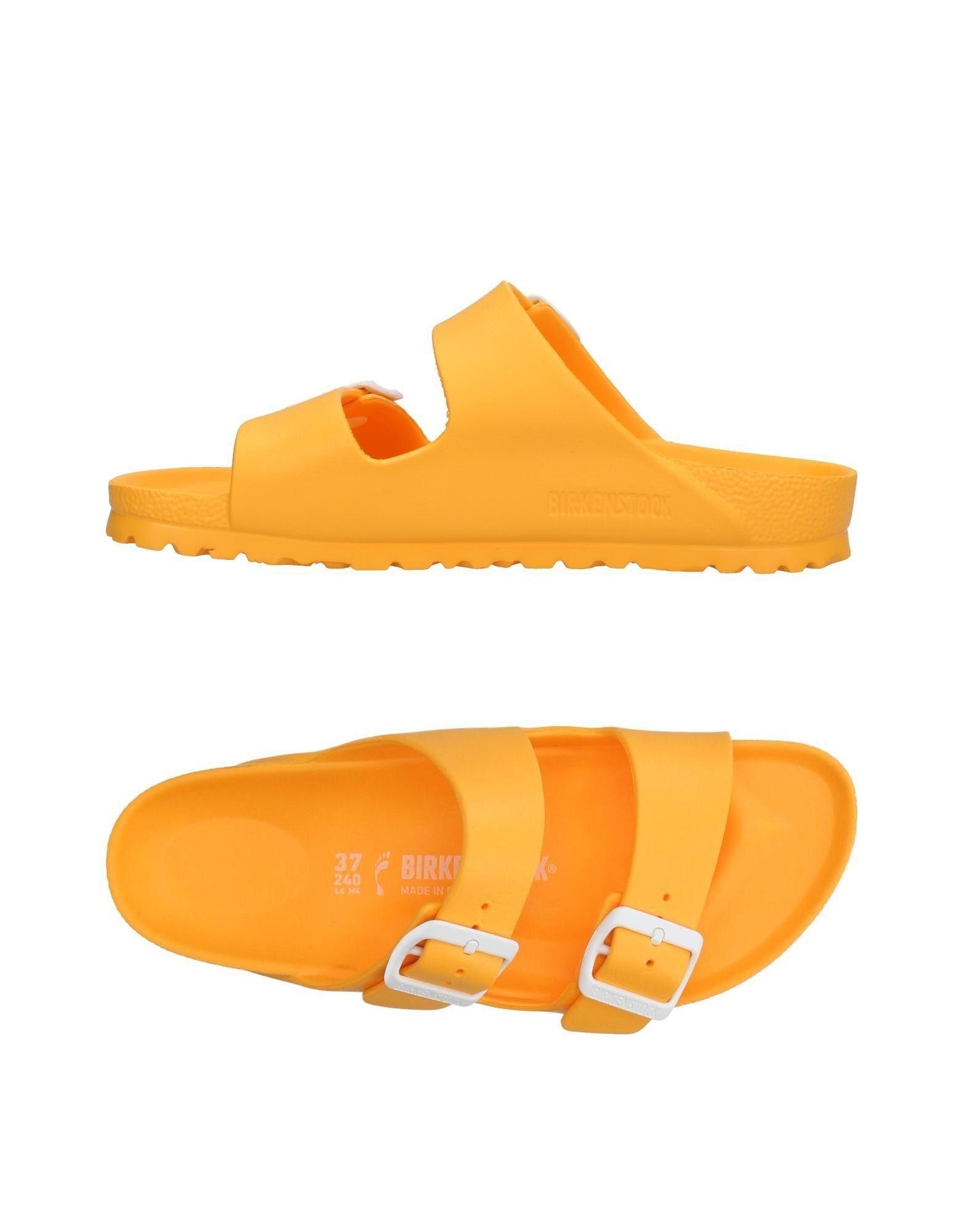 womens yellow birkenstocks
