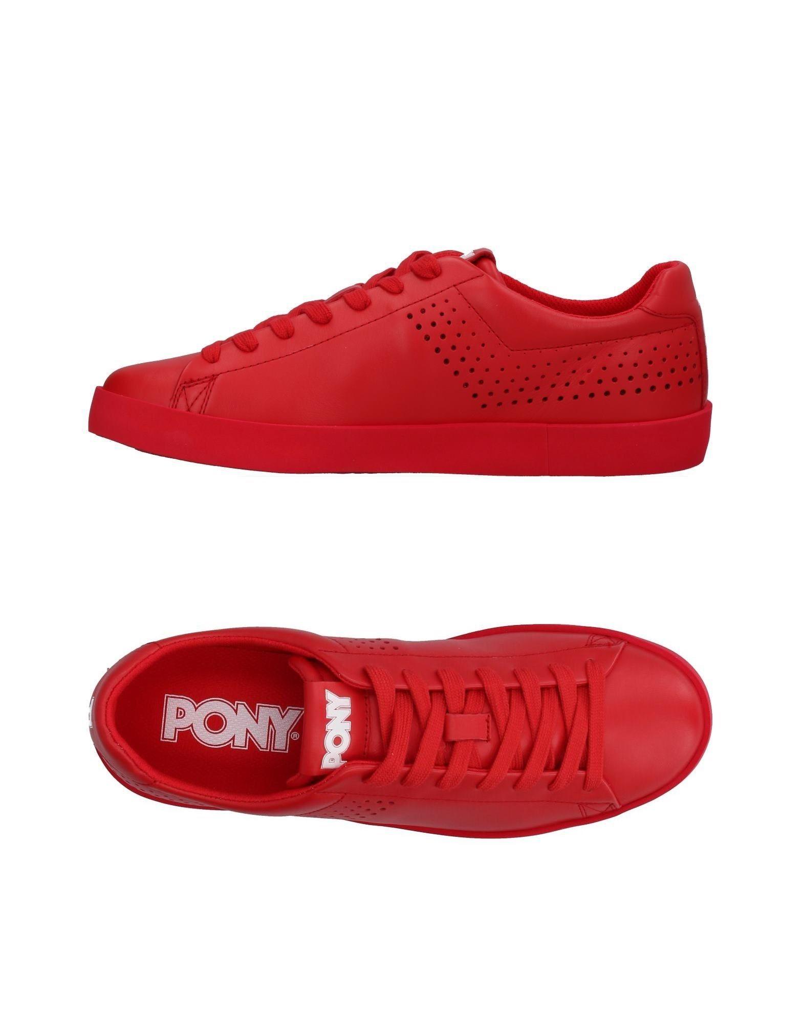 pony red shoes